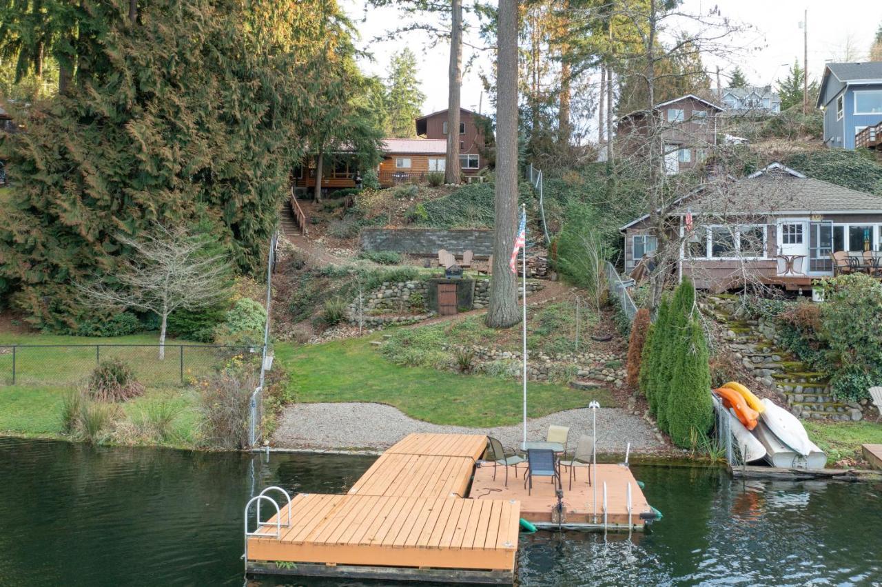 Koi Story Cabin On The Lake - Waterfront, Near Bike Trail Maple Valley Dış mekan fotoğraf